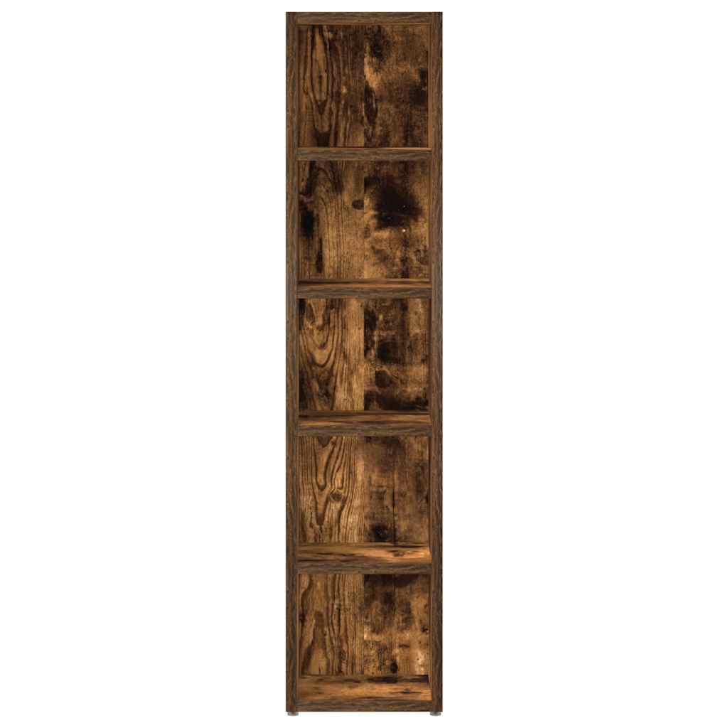 Cd-Kasten 21X16X93,5 Cm Bewerkt Hout Kleurig