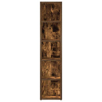 Cd-Kasten 21X16X93,5 Cm Bewerkt Hout Kleurig
