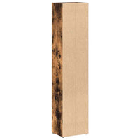 Cd-Kasten 21X16X93,5 Cm Bewerkt Hout Kleurig