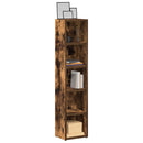 Cd-Kasten 21X16X93,5 Cm Bewerkt Hout Kleurig
