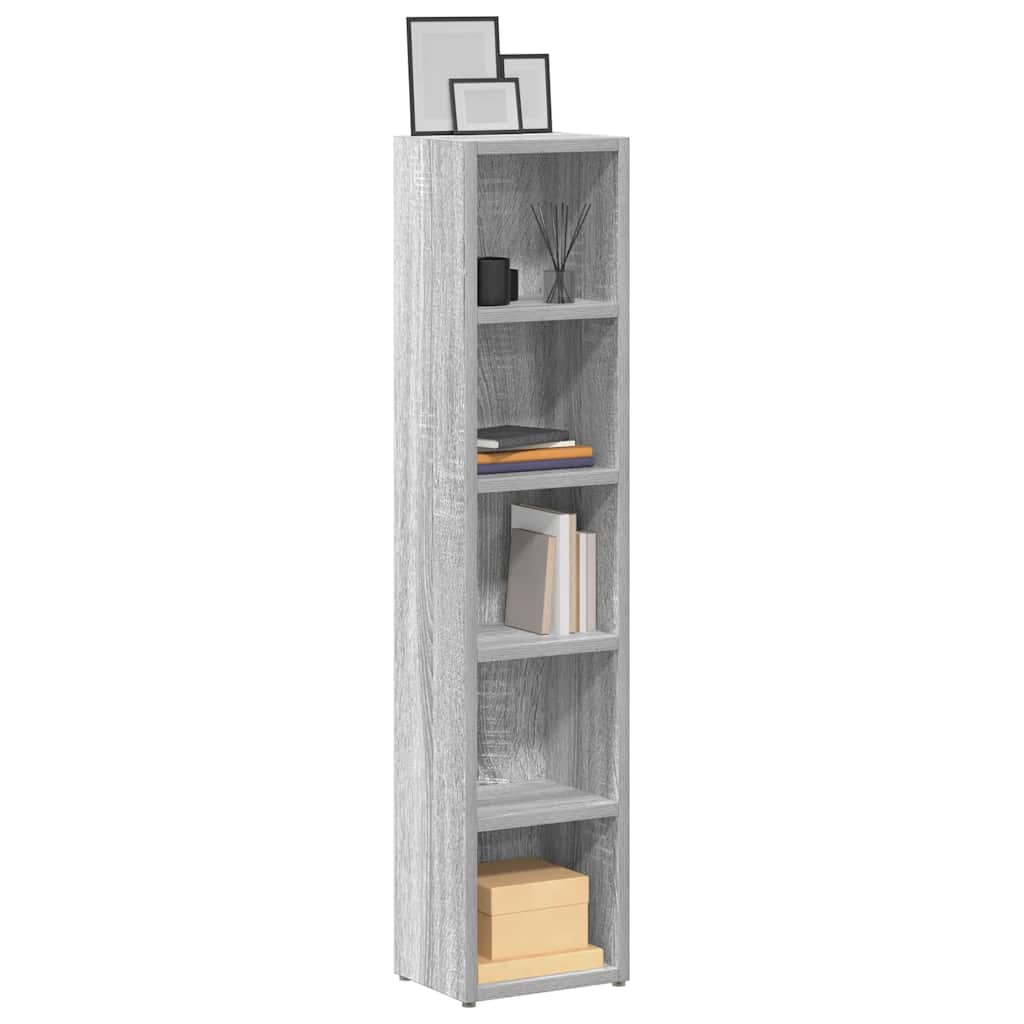 Cd-Kasten 21X16X93,5 Cm Bewerkt Hout Kleurig