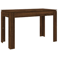 Eettafel 120X60X76 Cm Bewerkt Hout