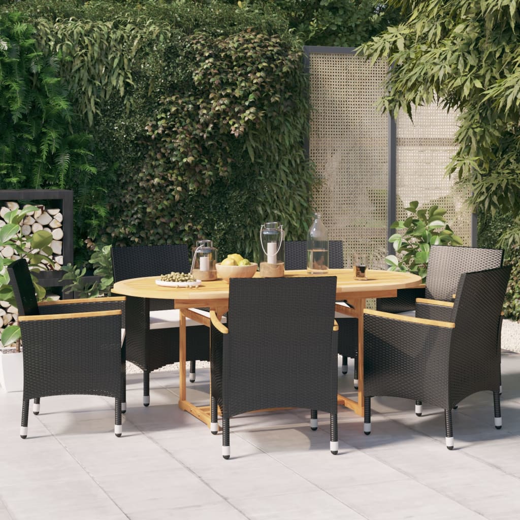 7-Delige Tuinset Met Kussens