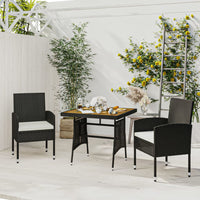 3-Delige Tuinset Poly Rattan