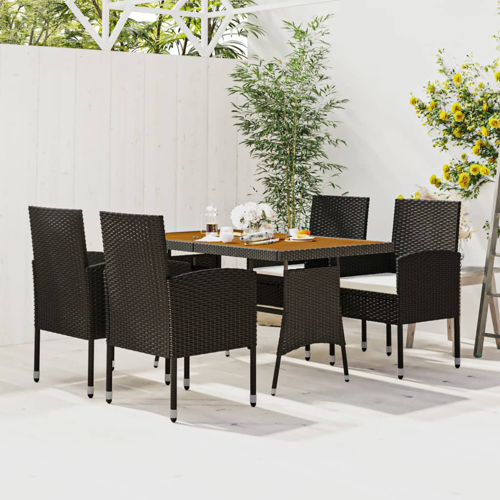 5-Delige Tuinset Poly Rattan