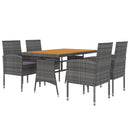 5-Delige Tuinset Poly Rattan