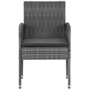 5-Delige Tuinset Poly Rattan