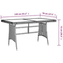 5-Delige Tuinset Poly Rattan