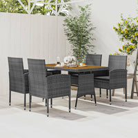 5-Delige Tuinset Poly Rattan