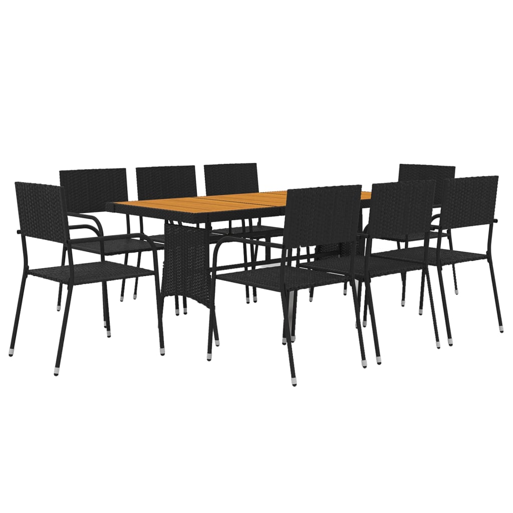 9-Delige Tuinset Poly Rattan