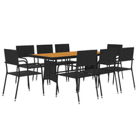 9-Delige Tuinset Poly Rattan