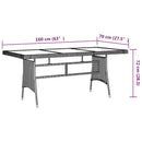 7-Delige Tuinset Poly Rattan