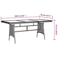 7-Delige Tuinset Poly Rattan
