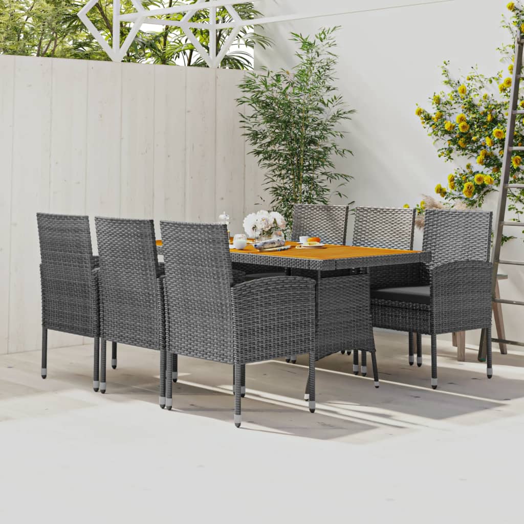 7-Delige Tuinset Poly Rattan