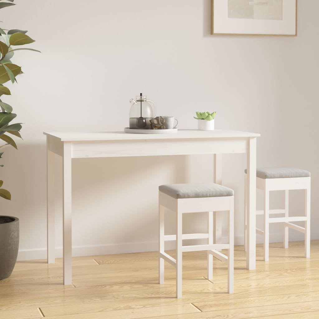 Eettafel 110X55X75 Cm Massief Grenenhout