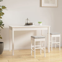 Eettafel 110X55X75 Cm Massief Grenenhout