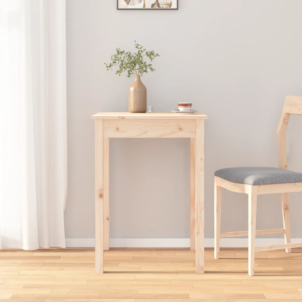 Eettafel 110X55X75 Cm Massief Grenenhout