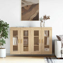 Wandgemonteerde Kasten 2 Pcs Artisan Eik En Zwart