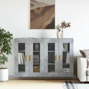 Wandgemonteerde Kasten 2 Pcs Artisan Eik En Zwart