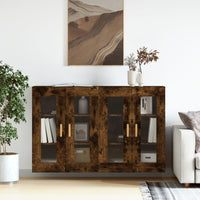 Wandgemonteerde Kasten 2 Pcs Artisan Eik En Zwart