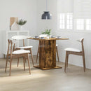 Eettafel 80X80X75 Cm Bewerkt Hout