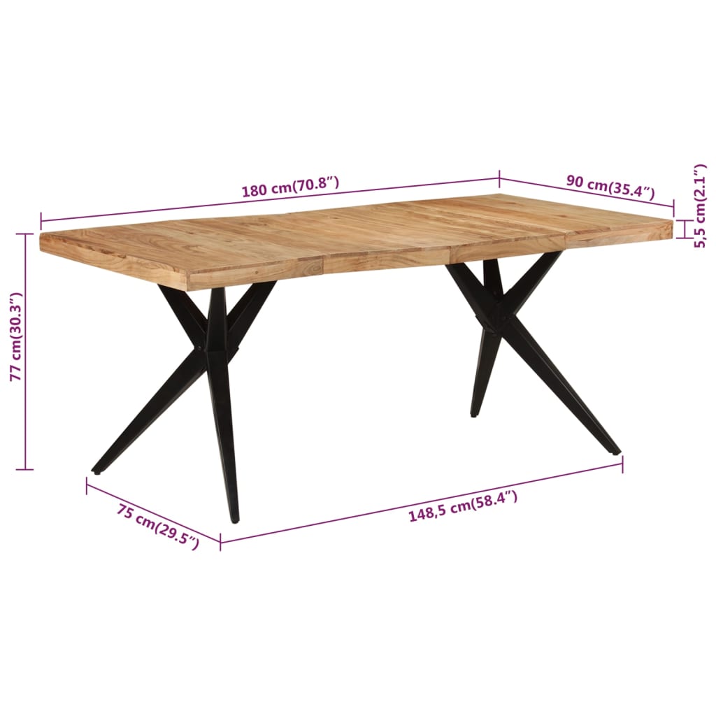 Eettafel Zwart