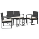 Tuinset Met Kussens Polypropeen Rattan