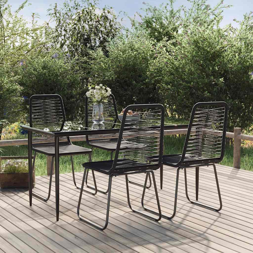 5-Delige Tuinset Zwart