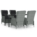 5-Delige Tuinset Poly Rattan
