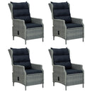 5-Delige Tuinset Poly Rattan