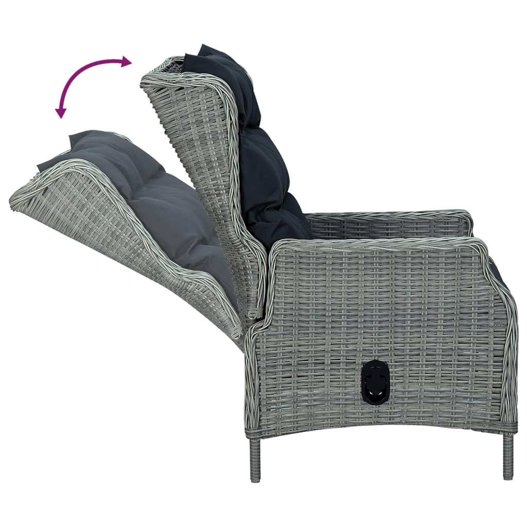 5-Delige Tuinset Poly Rattan
