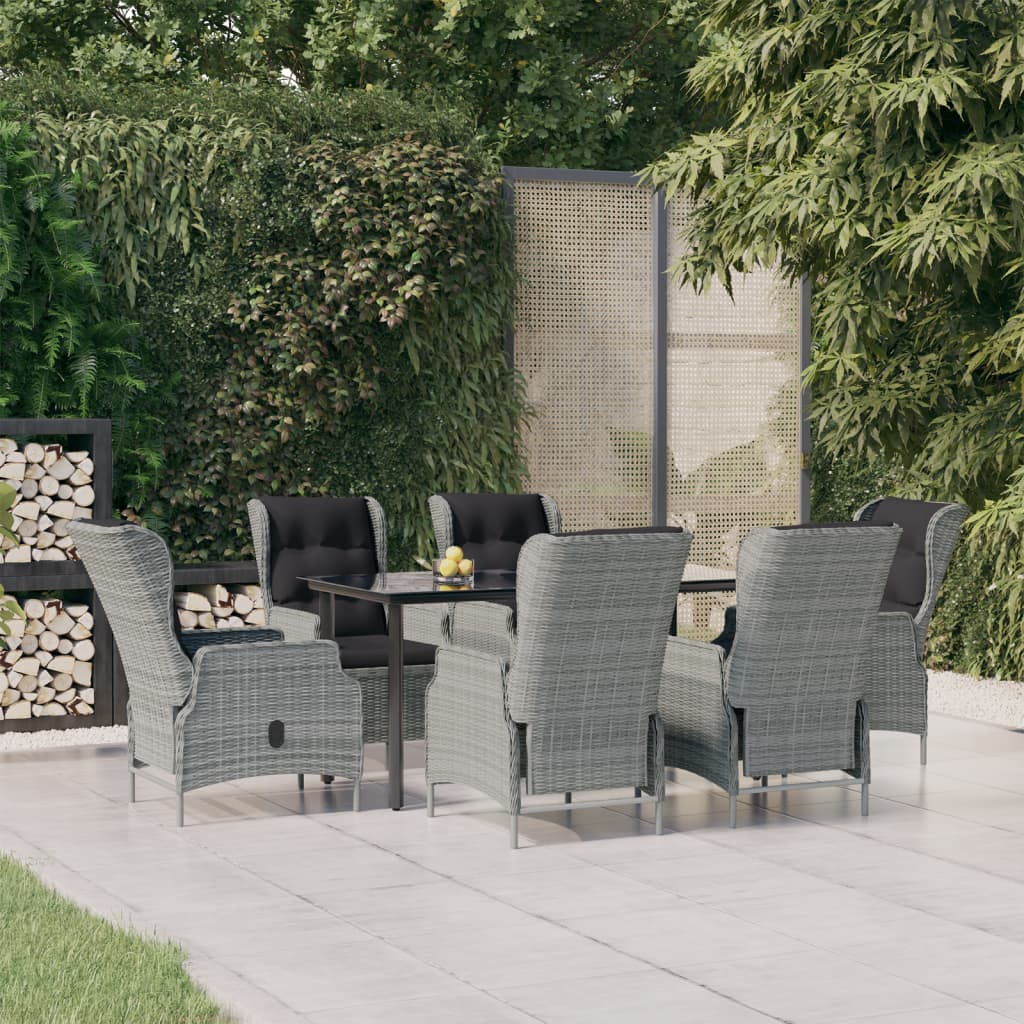 5-Delige Tuinset Poly Rattan