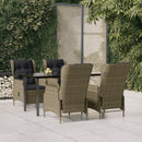5-Delige Tuinset Poly Rattan