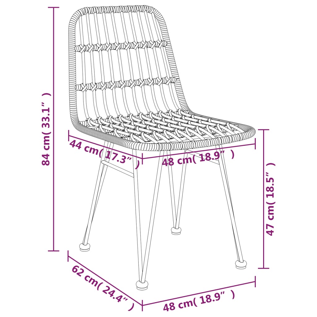 Tuinset Poly Rattan