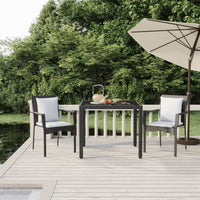 3-Delige Tuinset Met Kussens Poly Rattan