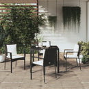 3-Delige Tuinset Met Kussens Poly Rattan
