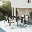 3-Delige Tuinset Met Kussens Poly Rattan