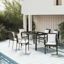 3-Delige Tuinset Met Kussens Poly Rattan