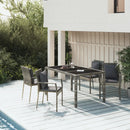 3-Delige Tuinset Met Kussens Poly Rattan