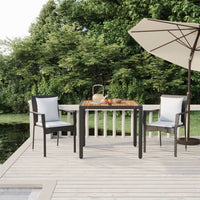 3-Delige Tuinset Met Kussens Poly Rattan