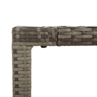 3-Delige Tuinset Met Kussens Poly Rattan