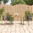 3-Delige Tuinset Met Kussens Poly Rattan
