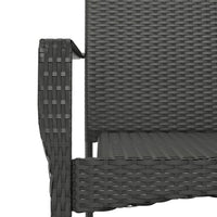 3-Delige Tuinset Met Kussens Poly Rattan