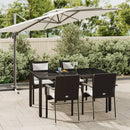 3-Delige Tuinset Met Kussens Poly Rattan
