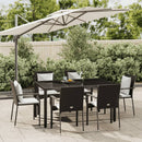 3-Delige Tuinset Met Kussens Poly Rattan