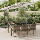 3-Delige Tuinset Met Kussens Poly Rattan