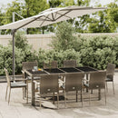 3-Delige Tuinset Met Kussens Poly Rattan