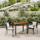 5-Delige Tuinset Met Kussens Poly Rattan