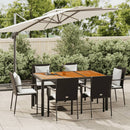 5-Delige Tuinset Met Kussens Poly Rattan