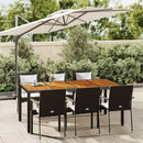 5-Delige Tuinset Met Kussens Poly Rattan